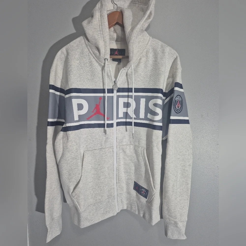 Jordan Brand x Paris Saint-Germain (PSG) Full-Zip Fleece Hoodie
